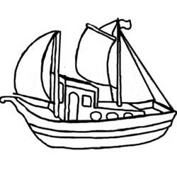 Dibujo para colorear: Boat / Ship (Transporte) #137670 - Dibujos para colorear