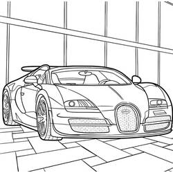 Dibujo Bugatti (Transporte) #218682 para imprimir y colorear