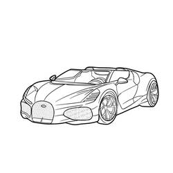 Dibujo Bugatti (Transporte) #218684 para imprimir y colorear
