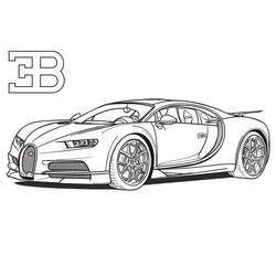 Dibujos para colorear: Bugatti - Dibujos para Colorear e Imprimir Gratis