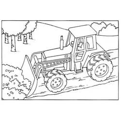 Dibujo para colorear: Bulldozer / Mecanic Shovel (Transporte) #141681 - Dibujos para colorear