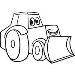 Dibujo para colorear: Bulldozer / Mecanic Shovel (Transporte) #141700 - Dibujos para colorear