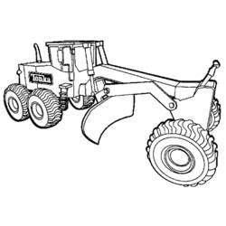 Dibujo para colorear: Bulldozer / Mecanic Shovel (Transporte) #141702 - Dibujos para colorear