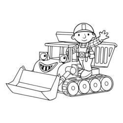 Dibujo para colorear: Bulldozer / Mecanic Shovel (Transporte) #141719 - Dibujos para colorear