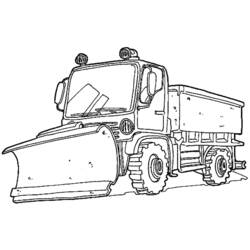 Dibujo para colorear: Bulldozer / Mecanic Shovel (Transporte) #141746 - Dibujos para colorear