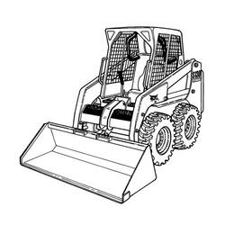 Dibujo para colorear: Bulldozer / Mecanic Shovel (Transporte) #141749 - Dibujos para colorear
