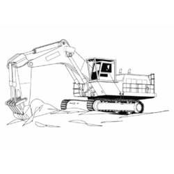 Dibujo para colorear: Bulldozer / Mecanic Shovel (Transporte) #141766 - Dibujos para colorear