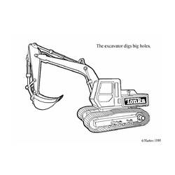 Dibujo para colorear: Bulldozer / Mecanic Shovel (Transporte) #141783 - Dibujos para colorear