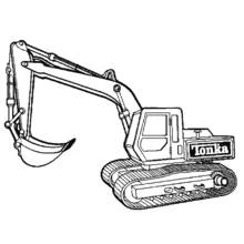 Dibujos para colorear: Bulldozer / Pala Mecánica - Dibujos para Colorear e Imprimir Gratis