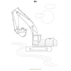 Dibujo Bulldozer / Pala Mecánica (Transporte) #141789 para imprimir y colorear