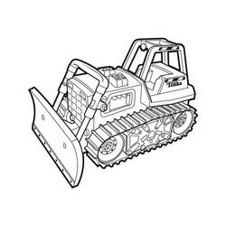 Dibujo Bulldozer / Pala Mecánica (Transporte) #204525 para imprimir y colorear