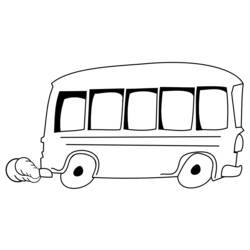 Dibujo para colorear: Bus (Transporte) #135281 - Dibujos para Colorear e Imprimir Gratis