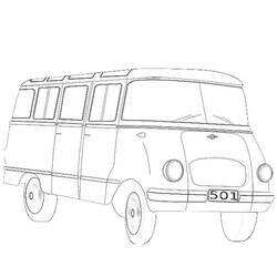 Dibujo para colorear: Bus (Transporte) #135293 - Dibujos para Colorear e Imprimir Gratis