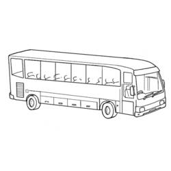 Dibujo para colorear: Bus (Transporte) #135300 - Dibujos para colorear