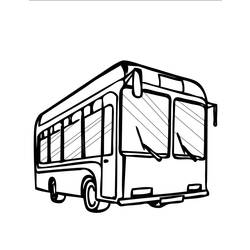 Dibujo para colorear: Bus (Transporte) #135384 - Dibujos para colorear