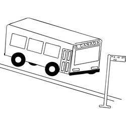 Dibujo para colorear: Bus (Transporte) #135447 - Dibujos para Colorear e Imprimir Gratis