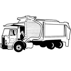 Dibujo Camión de Basura (Transporte) #202052 para imprimir y colorear