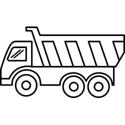 Dibujo Camión Volquete (Transporte) #201998 para imprimir y colorear