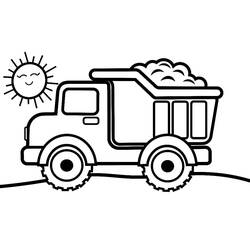 Dibujo Camión Volquete (Transporte) #202004 para imprimir y colorear