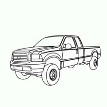 Dibujo para colorear: Camioneta (Transporte) #144293 - Dibujos para Colorear e Imprimir Gratis