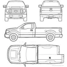 Dibujo para colorear: Camioneta (Transporte) #144294 - Dibujos para Colorear e Imprimir Gratis