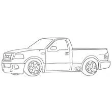 Dibujo para colorear: Camioneta (Transporte) #144297 - Dibujos para Colorear e Imprimir Gratis
