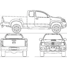 Dibujo para colorear: Camioneta (Transporte) #144332 - Dibujos para Colorear e Imprimir Gratis