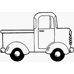 Dibujo para colorear: Camioneta (Transporte) #144408 - Dibujos para Colorear e Imprimir Gratis