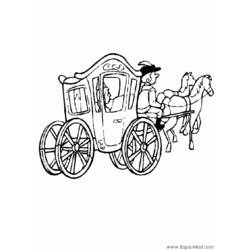 Dibujo para colorear: Carriage (Transporte) #146167 - Dibujos para colorear