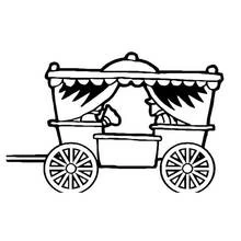 Dibujo para colorear: Carruaje (Transporte) #146175 - Dibujos para Colorear e Imprimir Gratis