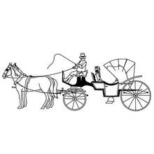 Dibujo para colorear: Carruaje (Transporte) #146192 - Dibujos para Colorear e Imprimir Gratis
