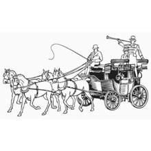 Dibujo para colorear: Carruaje (Transporte) #146194 - Dibujos para Colorear e Imprimir Gratis