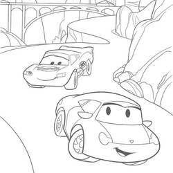 Dibujo para colorear: Cars (Transporte) #146690 - Dibujos para Colorear e Imprimir Gratis