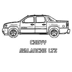 Dibujo Chevrolet (Transporte) #204500 para imprimir y colorear