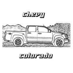 Dibujo Chevrolet (Transporte) #204503 para imprimir y colorear