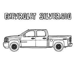 Dibujo Chevrolet (Transporte) #204509 para imprimir y colorear