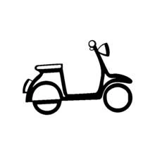 Dibujo para colorear: Ciclomotor (Transporte) #139545 - Dibujos para Colorear e Imprimir Gratis