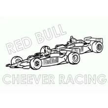 Dibujo para colorear: Coche de Carreras (Transporte) #138882 - Dibujos para Colorear e Imprimir Gratis