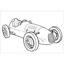 Dibujo para colorear: Coche de Carreras (Transporte) #138889 - Dibujos para Colorear e Imprimir Gratis