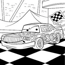 Dibujo para colorear: Coche de Carreras (Transporte) #138921 - Dibujos para Colorear e Imprimir Gratis