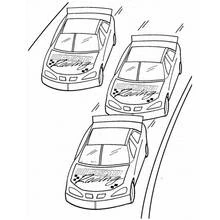 Dibujo para colorear: Coche de Carreras (Transporte) #138948 - Dibujos para Colorear e Imprimir Gratis