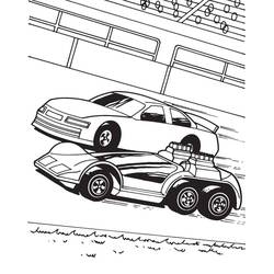 Dibujo Coche de Carreras (Transporte) #183257 para imprimir y colorear