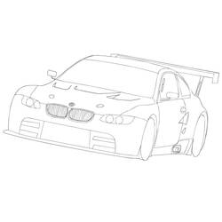 Dibujo Coche de Carreras (Transporte) #183274 para imprimir y colorear