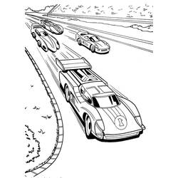 Dibujo Coche de Carreras (Transporte) #183294 para imprimir y colorear