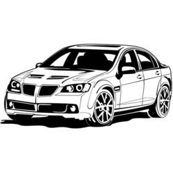 Dibujo Coche Deportivo / Tuning (Transporte) #146920 para imprimir y colorear