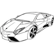 Dibujo para colorear: Coche Deportivo / Tuning (Transporte) #146924 - Dibujos para Colorear e Imprimir Gratis
