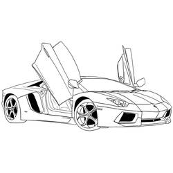 Dibujo para colorear: Coche Deportivo / Tuning (Transporte) #146925 - Dibujos para Colorear e Imprimir Gratis