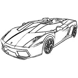 Dibujo para colorear: Coche Deportivo / Tuning (Transporte) #146929 - Dibujos para Colorear e Imprimir Gratis