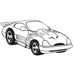 Dibujo para colorear: Coche Deportivo / Tuning (Transporte) #146937 - Dibujos para Colorear e Imprimir Gratis