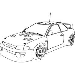 Dibujo para colorear: Coche Deportivo / Tuning (Transporte) #146943 - Dibujos para Colorear e Imprimir Gratis